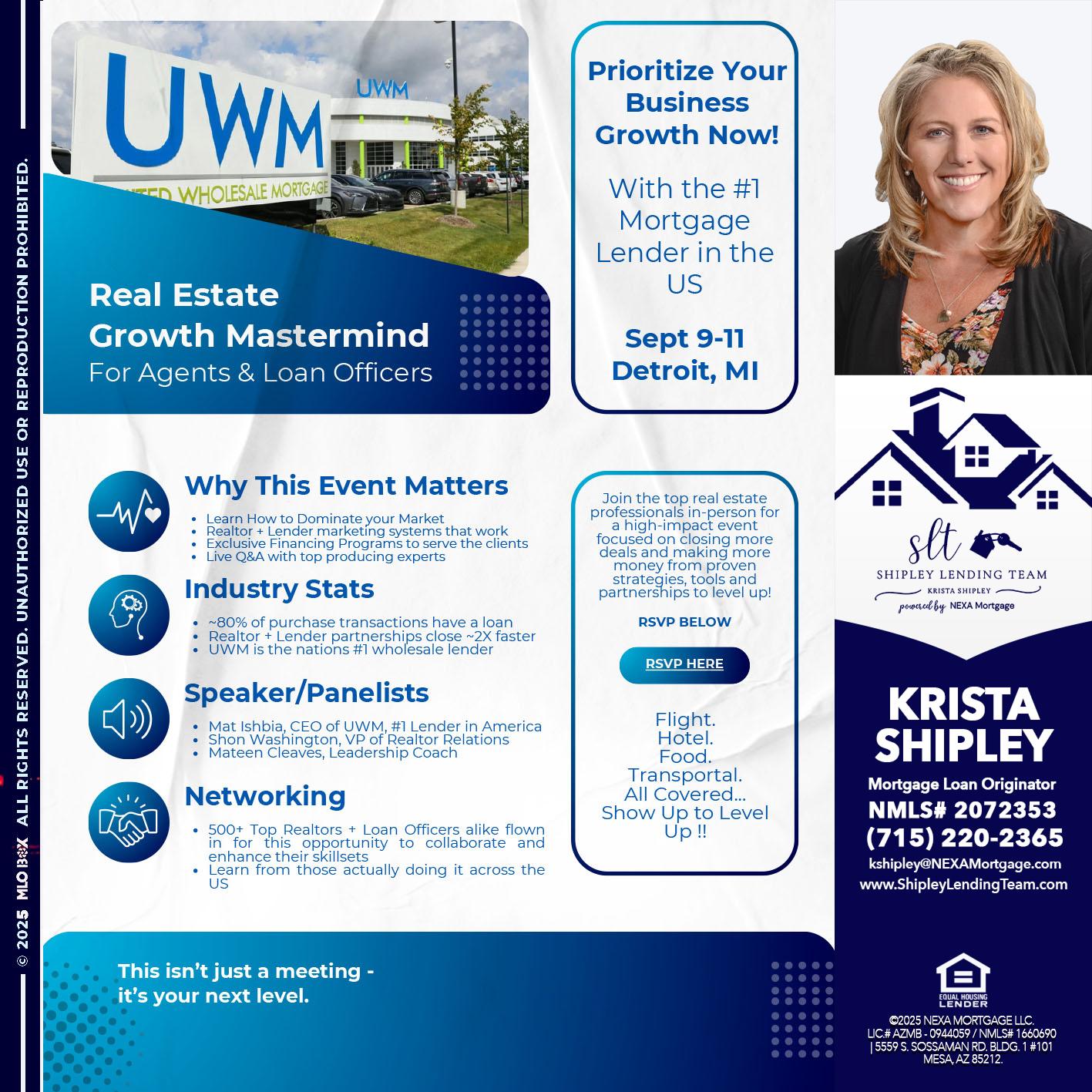 DETROIT TRIP - Krista Shipley -Mortgage Loan Originator