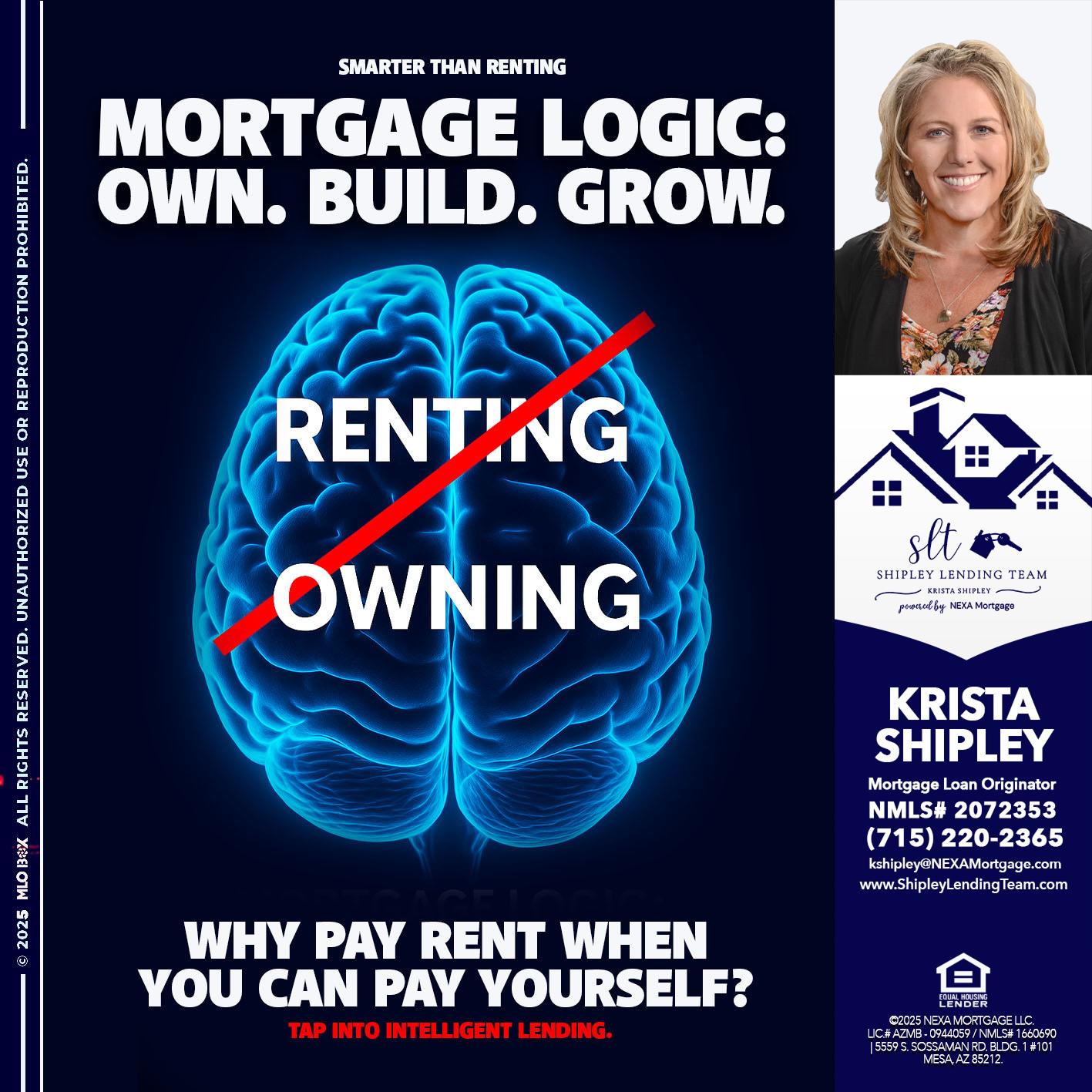 mortgage logic - Krista Shipley -Mortgage Loan Originator