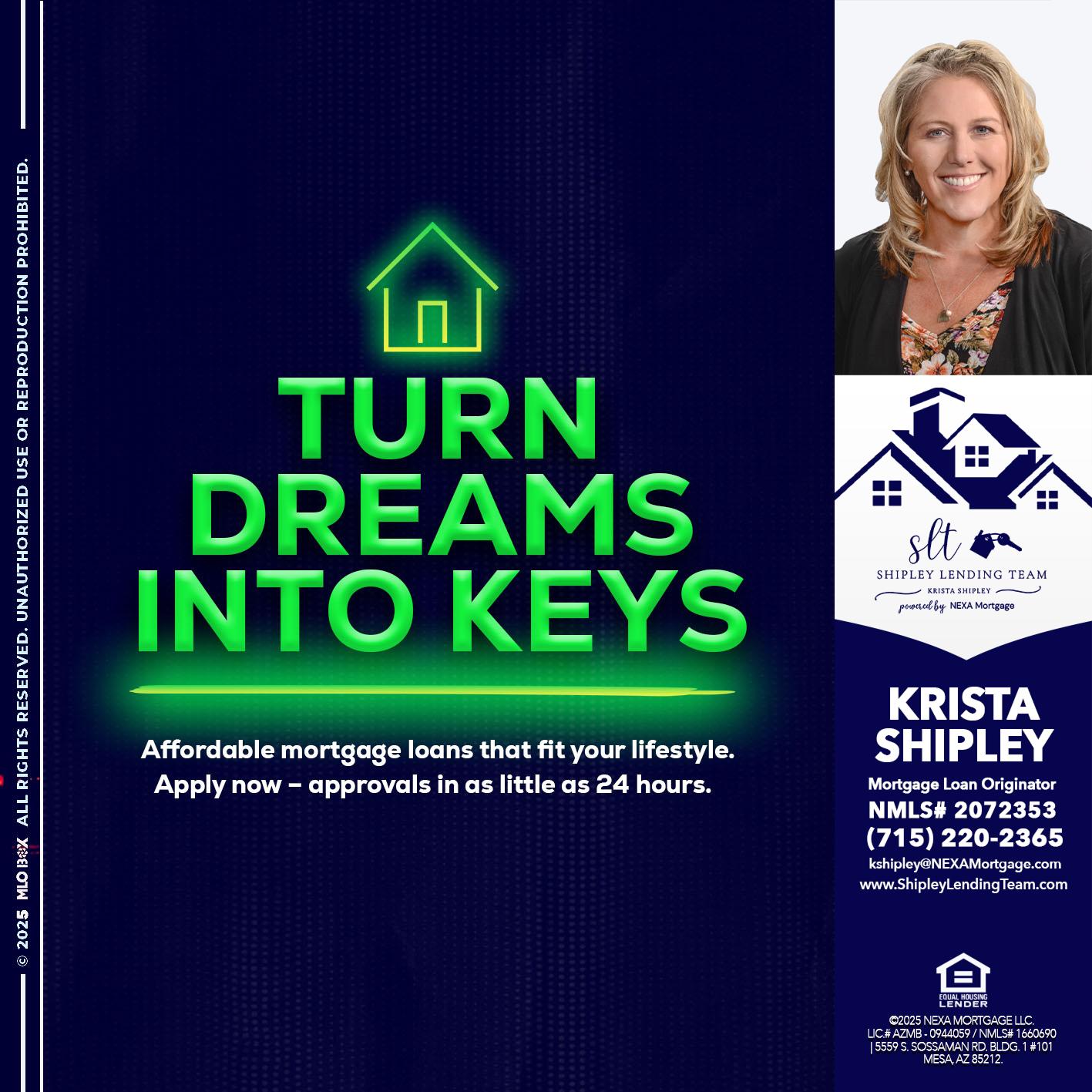 turn dreams - Krista Shipley -Mortgage Loan Originator