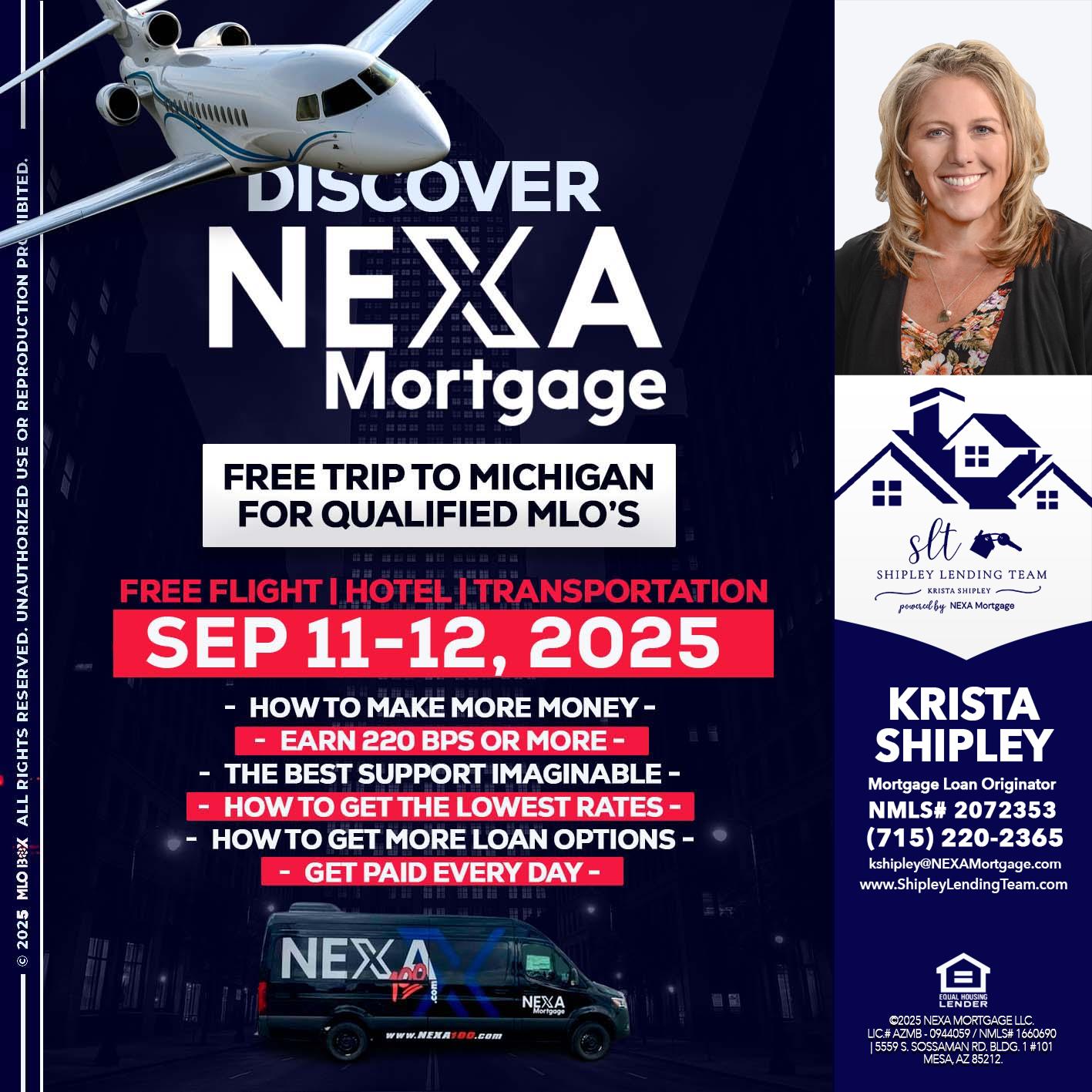 DISCOVER NEXA MORTGAGE - Krista Shipley -Mortgage Loan Originator