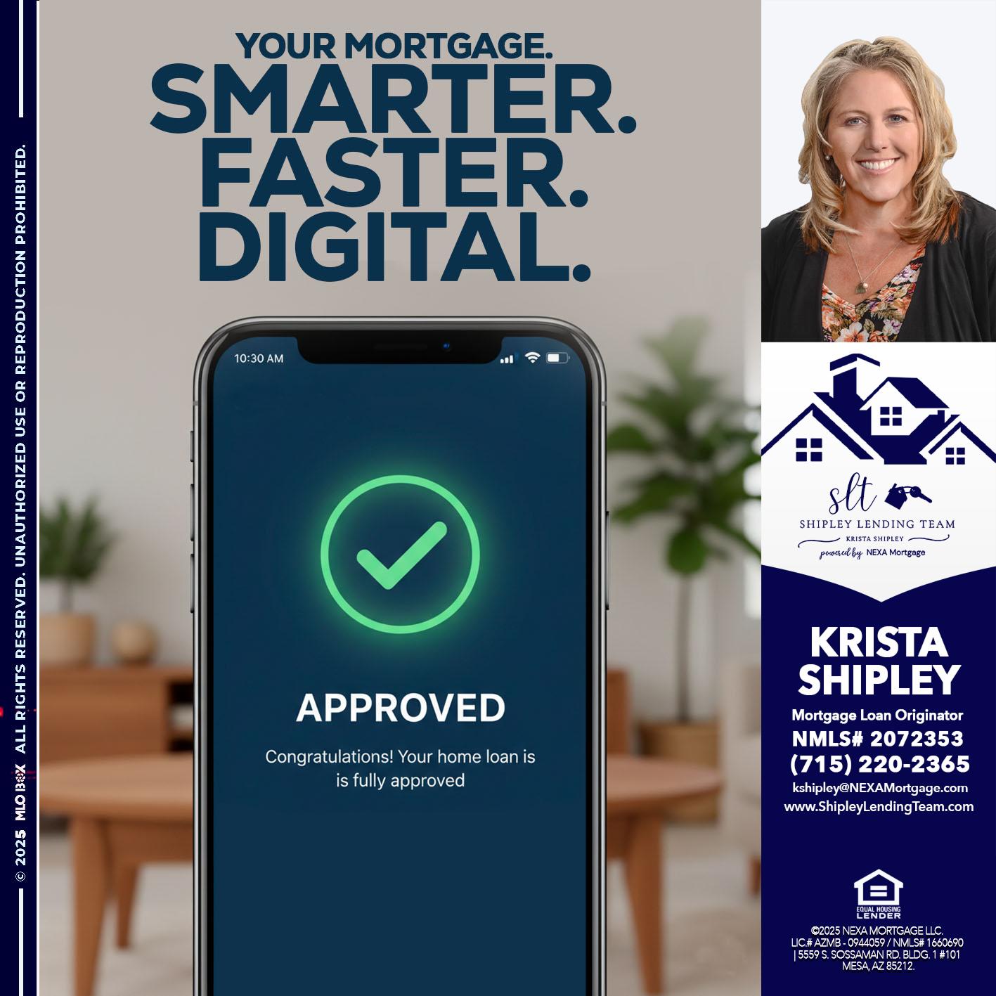smarter faster digital - Krista Shipley -Mortgage Loan Originator smarter faster digital - Krista Shipley -Mortgage Loan Originator
