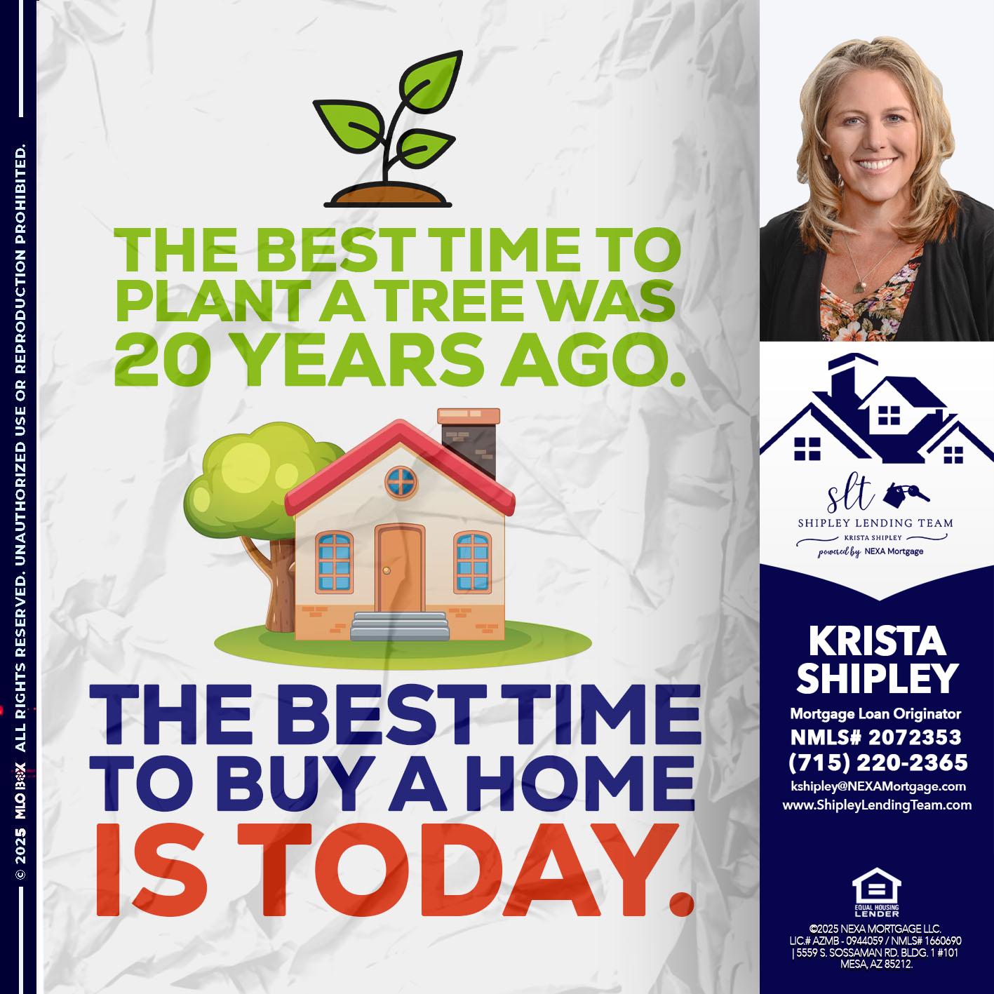 BEST TIME TO - Krista Shipley -Mortgage Loan Originator BEST TIME TO - Krista Shipley -Mortgage Loan Originator