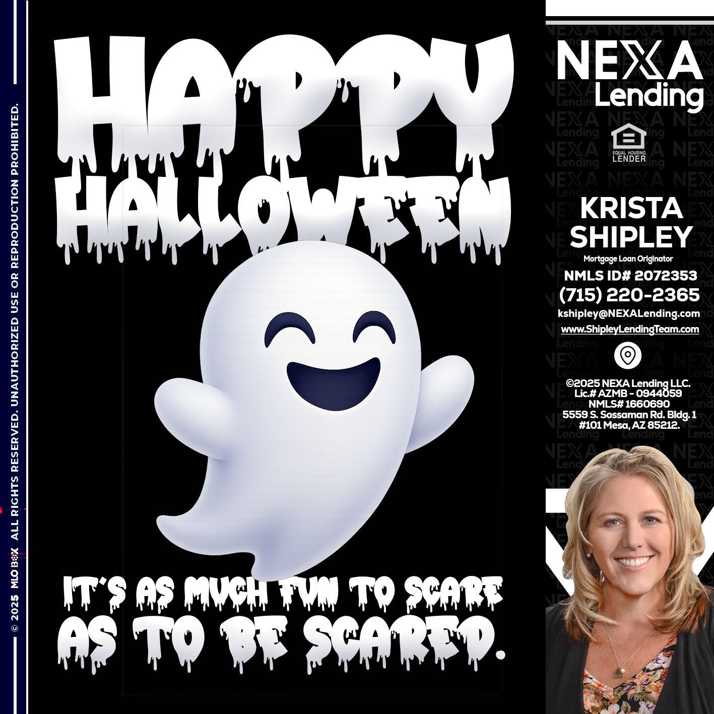 HAPPY HALLOWEEN - Krista Shipley -Mortgage Loan Originator