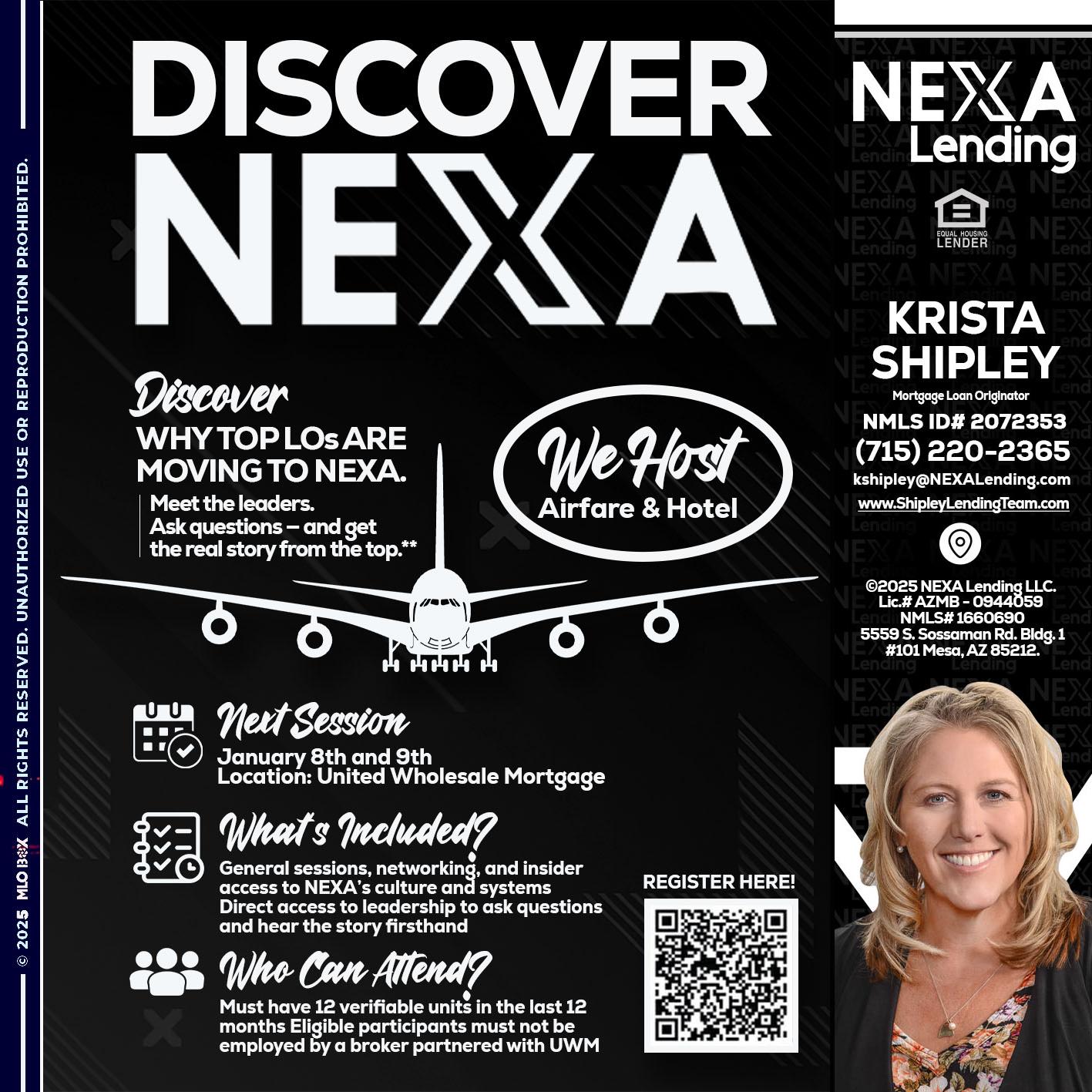DISCOVER NEXA - Krista Shipley -Mortgage Loan Originator