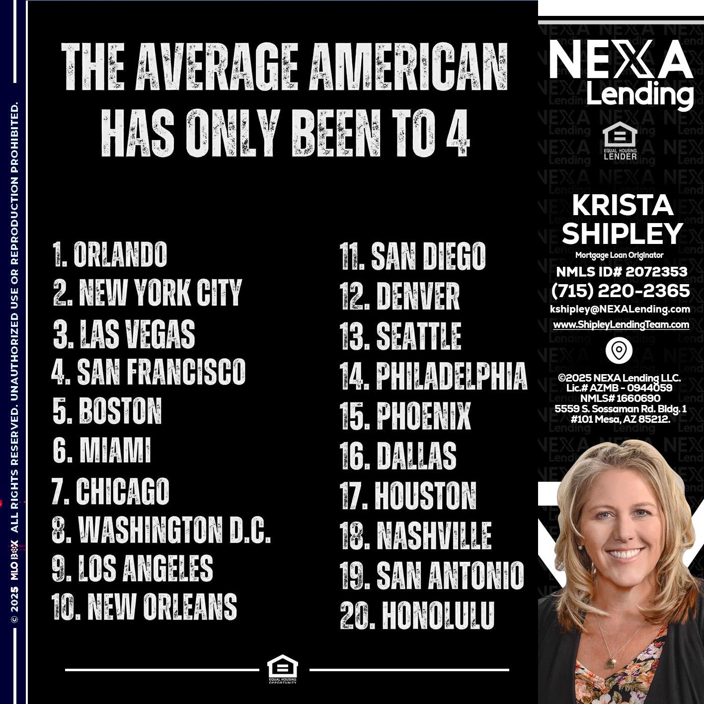 THE AVERAGE AMERICAN - Krista Shipley -Mortgage Loan Originator
