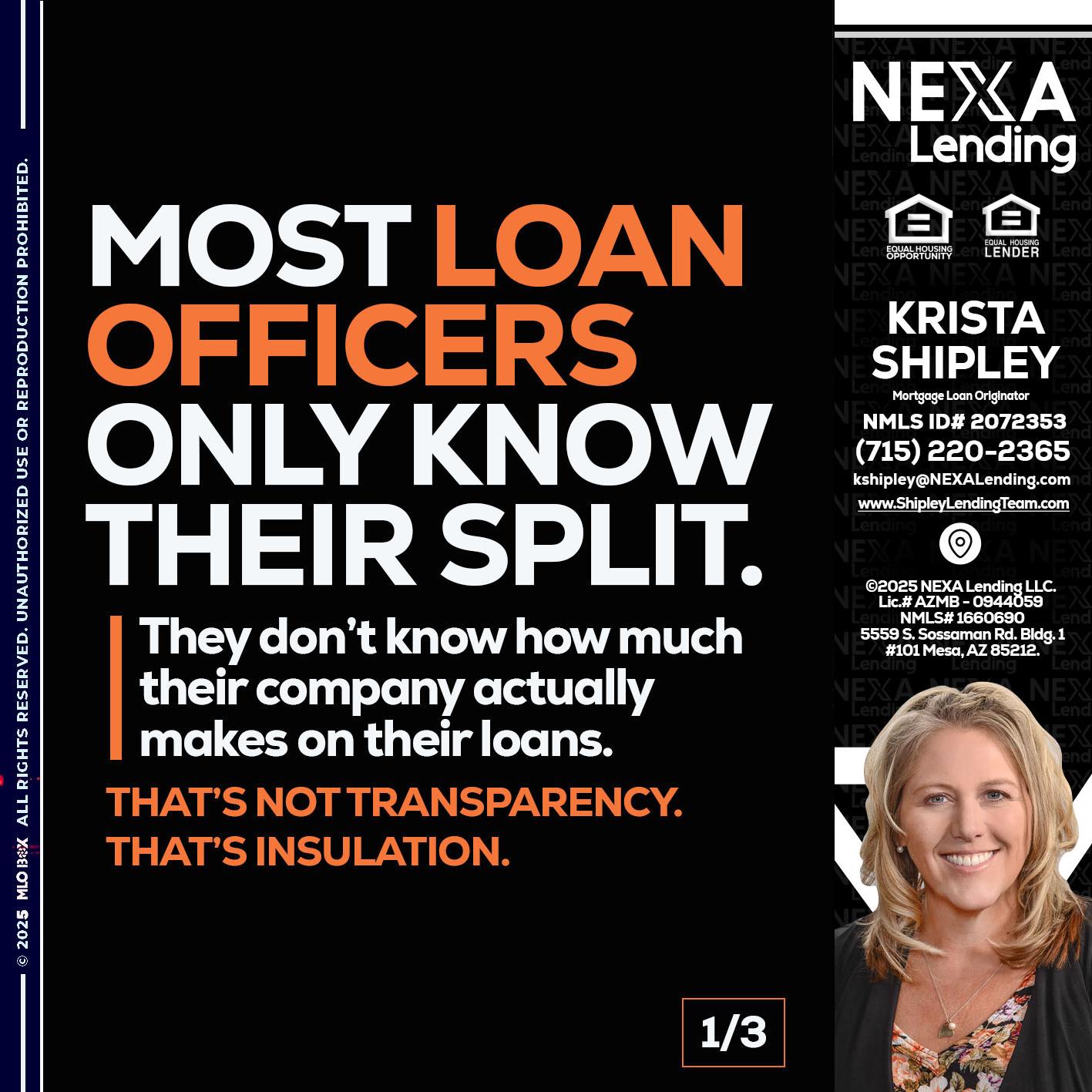 1 OF 3 - Krista Shipley -Mortgage Loan Originator