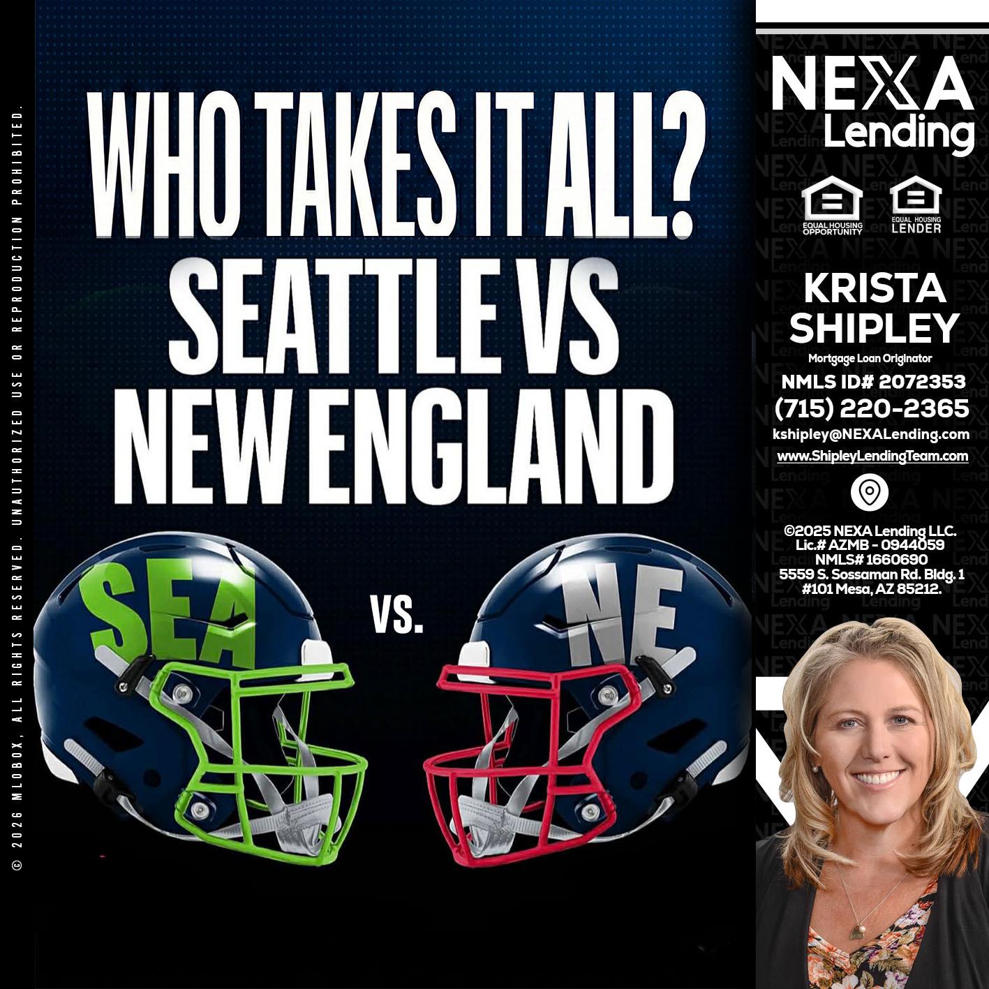 WHO TAKE IT ALL? - Krista Shipley -Mortgage Loan Originator