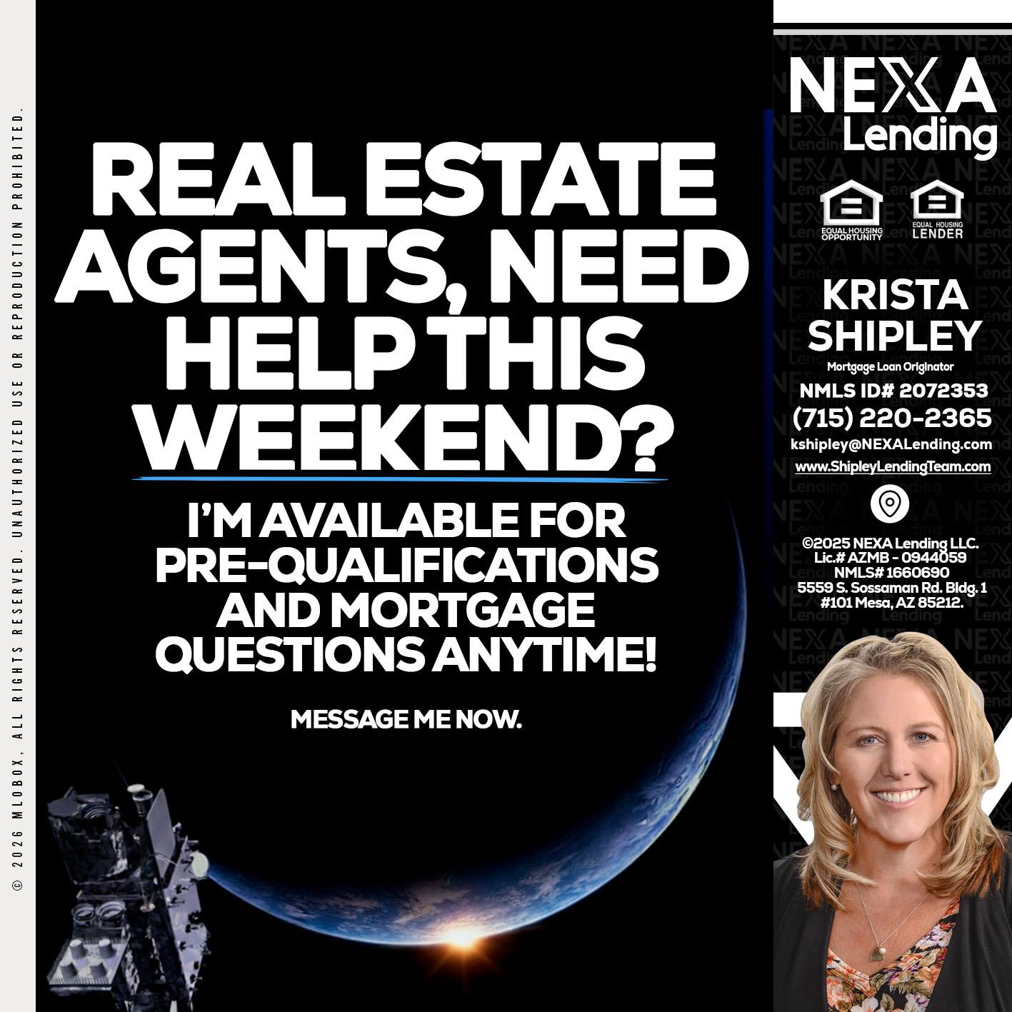 REAL ESTATE AGENTS - Krista Shipley -Mortgage Loan Originator