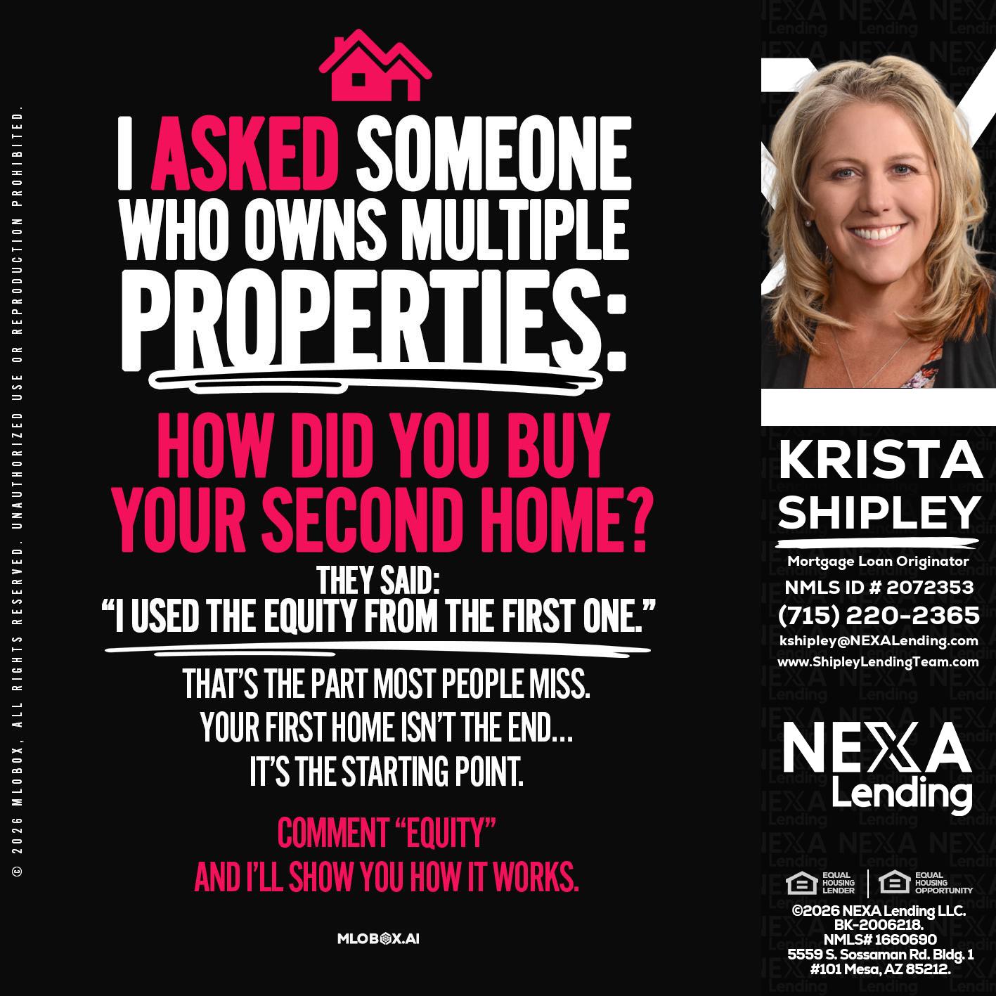 I ASKED SOMEONE - Krista Shipley -Mortgage Loan Originator