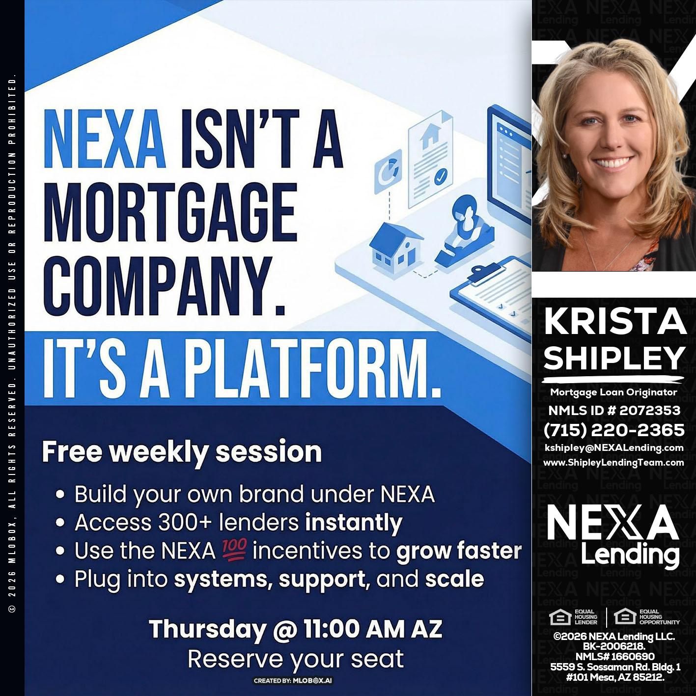 NEXA ISNT - Krista Shipley -Mortgage Loan Originator