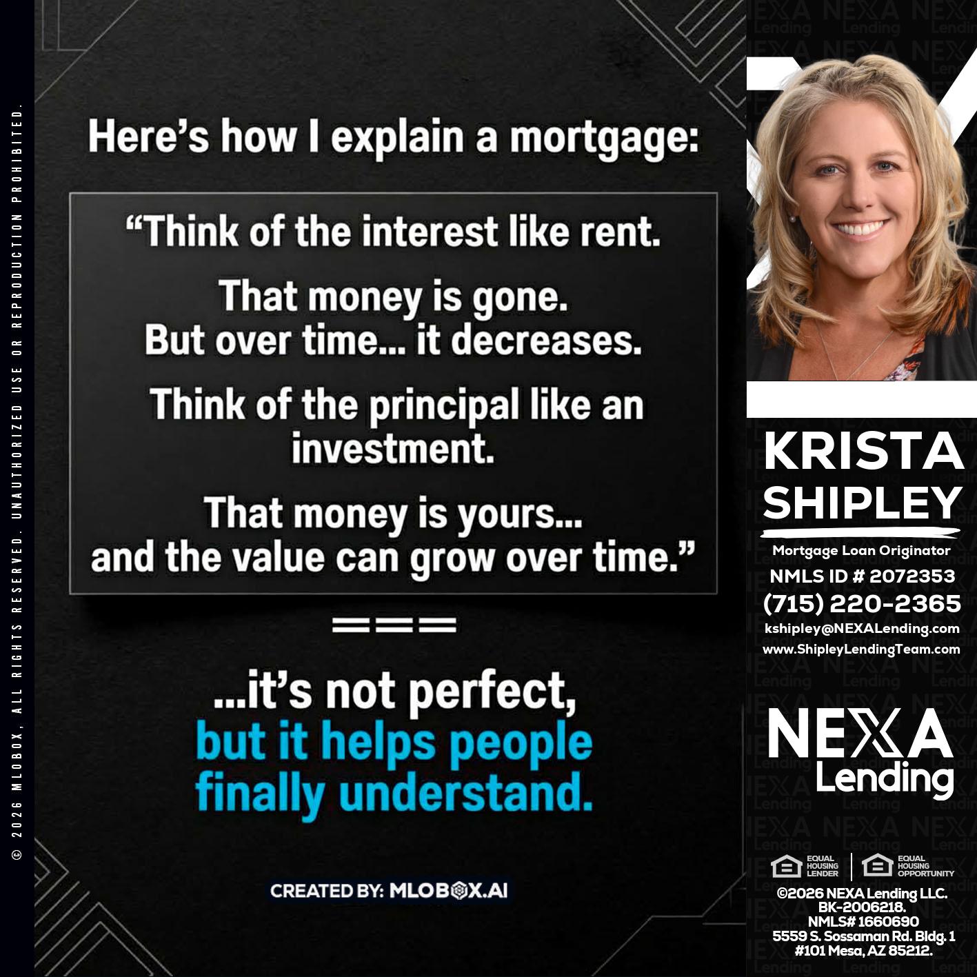 HERES NOW - Krista Shipley -Mortgage Loan Originator
