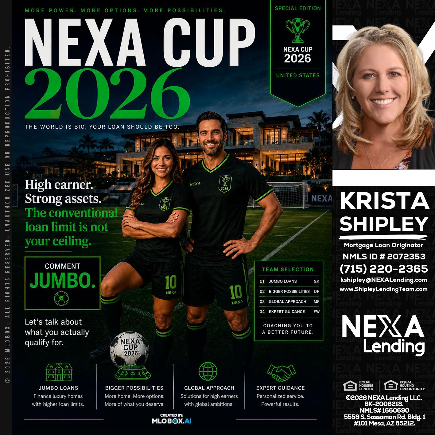 NEXA CUP 2026 - Krista Shipley -Mortgage Loan Originator