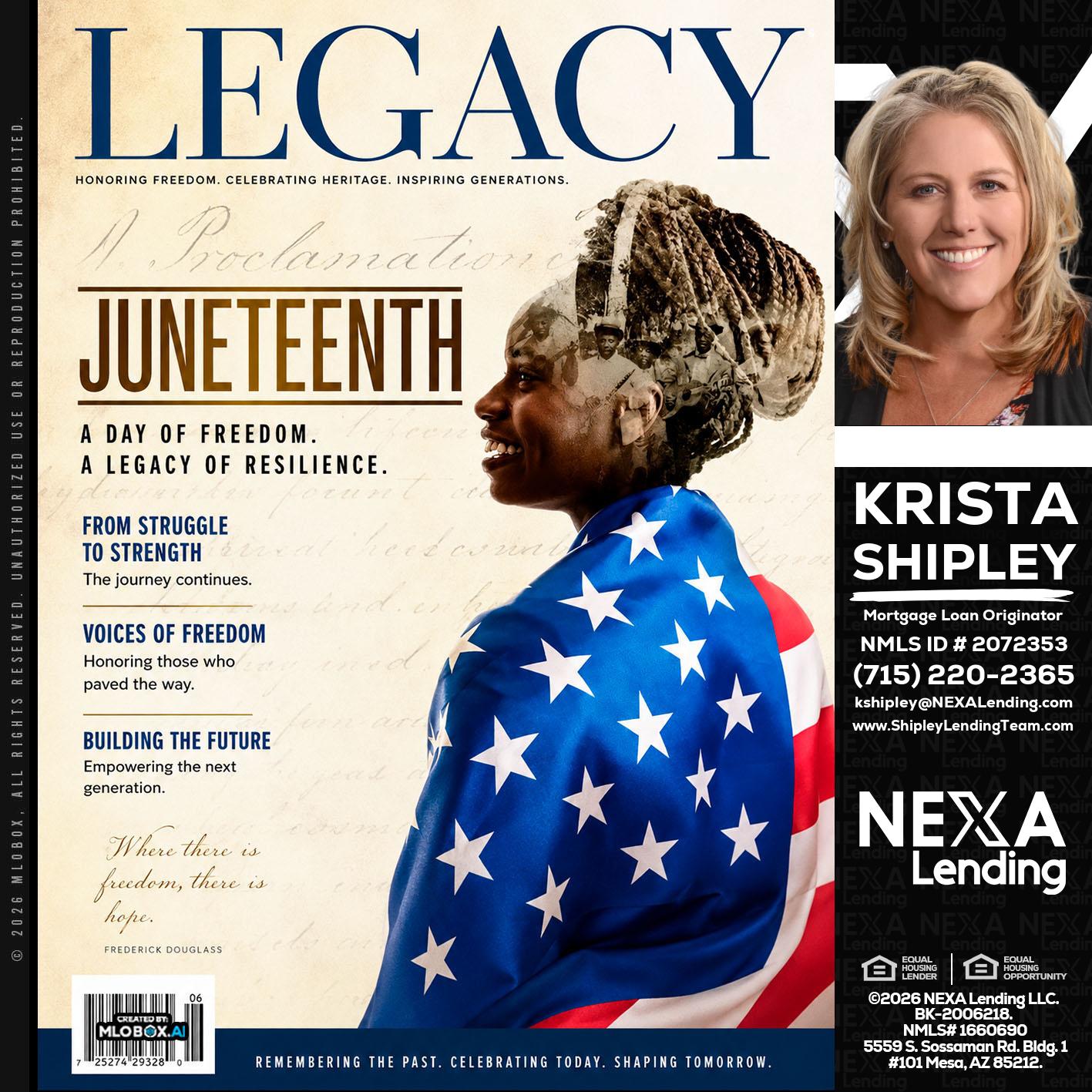 LEGACY - Krista Shipley -Mortgage Loan Originator